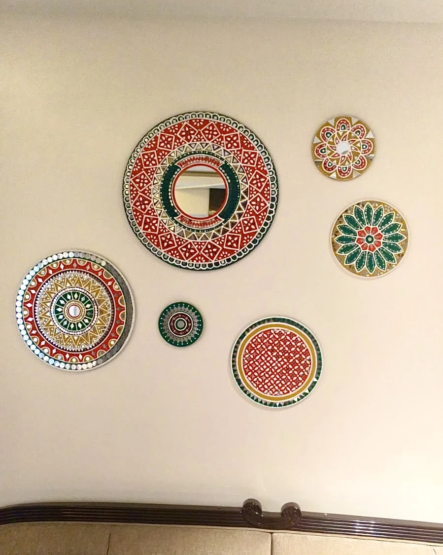 Colorful set of lippanart