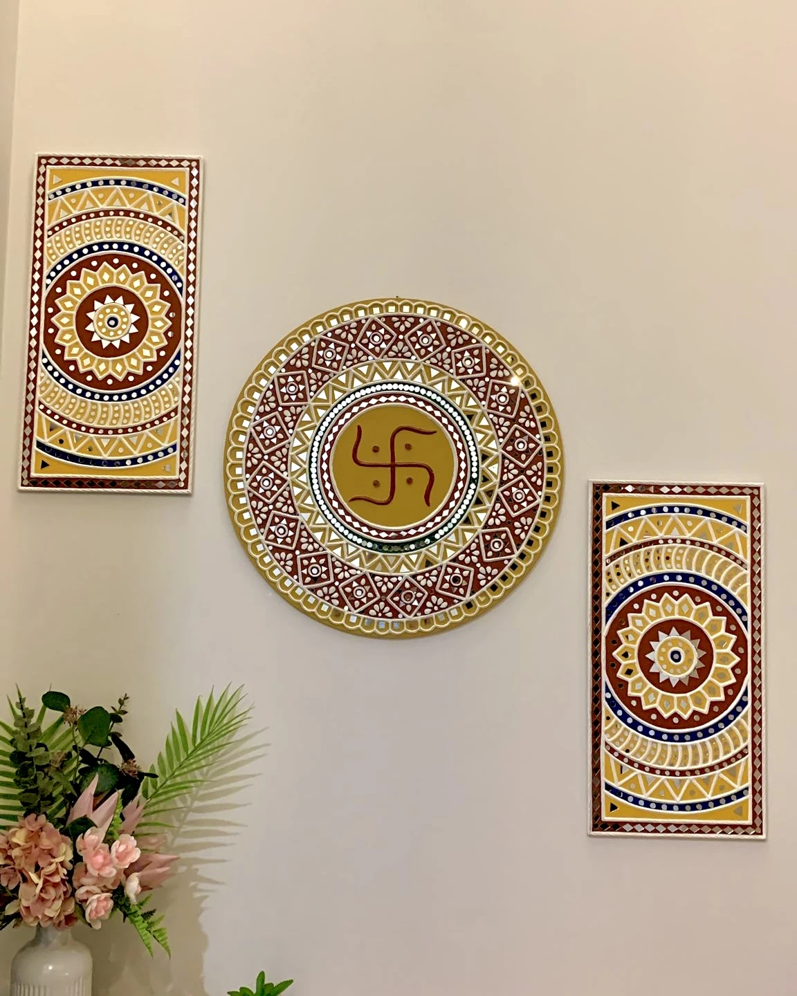 Set of 3 Earthy Lippanart