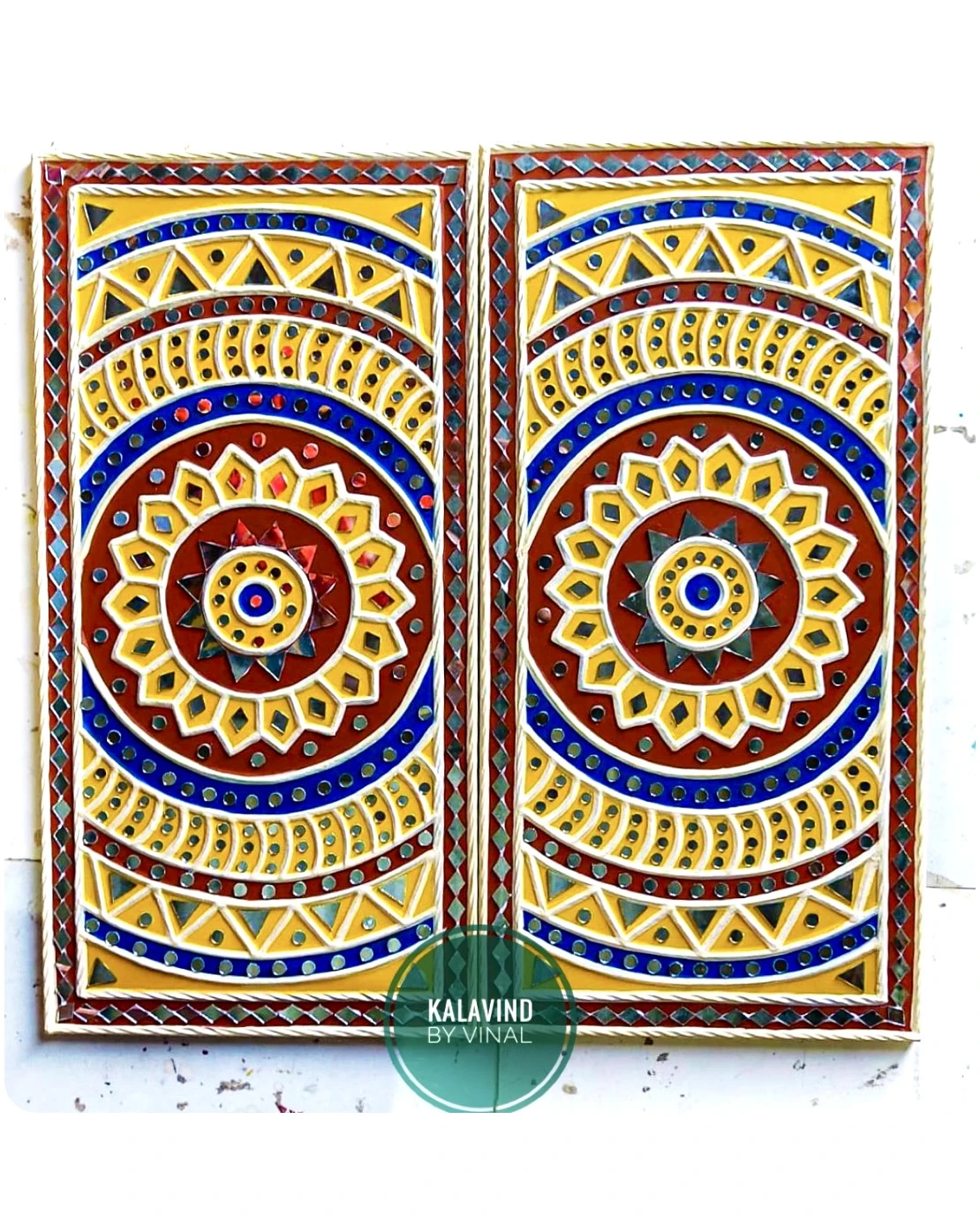 Set of 2 rectangle panels